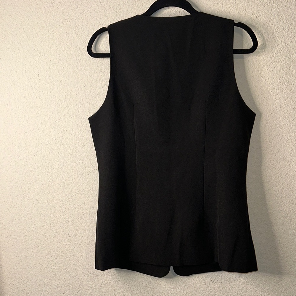 Black Vest with Gold Accents - Picture 5 of 6